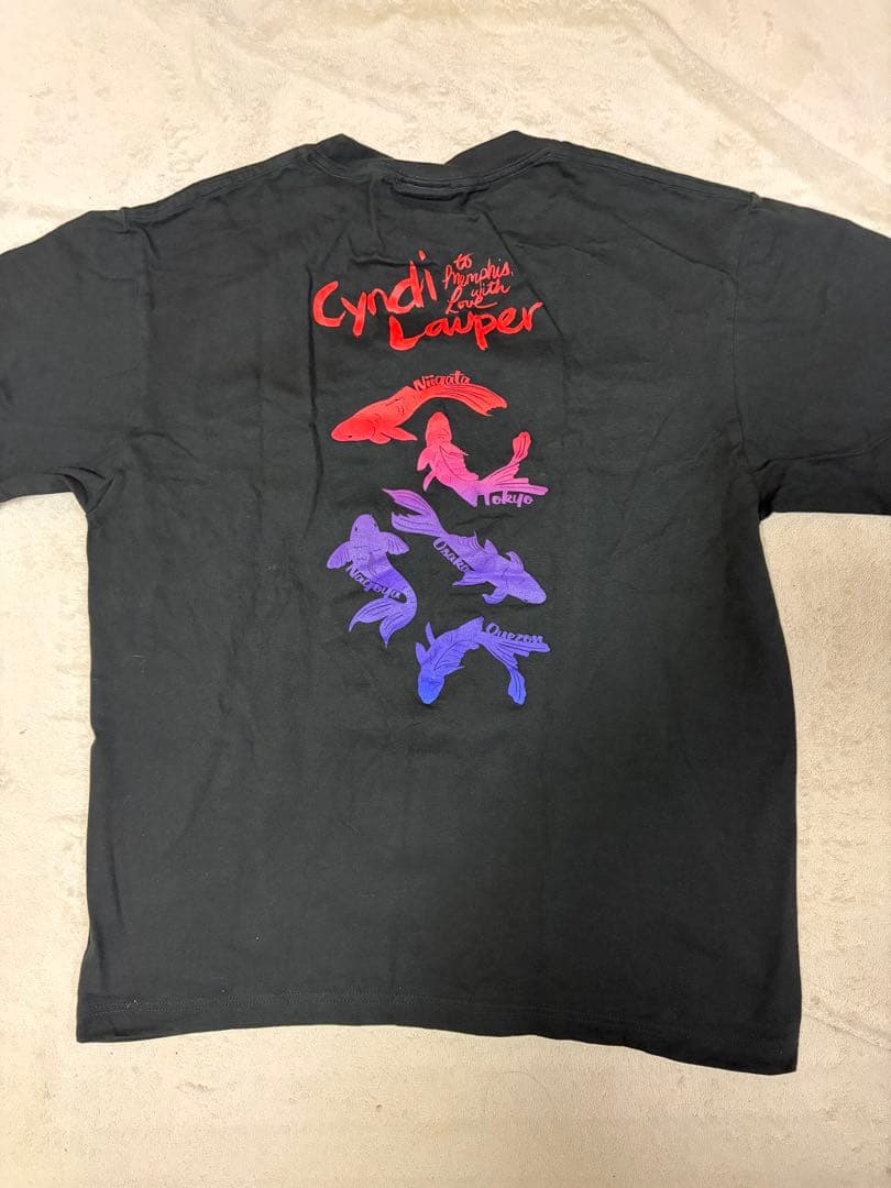 Cyndi Lauper （シンディ・ローパー）ライブグッズTシャツ 2012