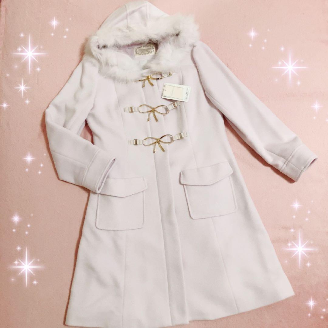 ☆LODISPOTTOロディスポット☆リボンビット付ダッフルコート新品