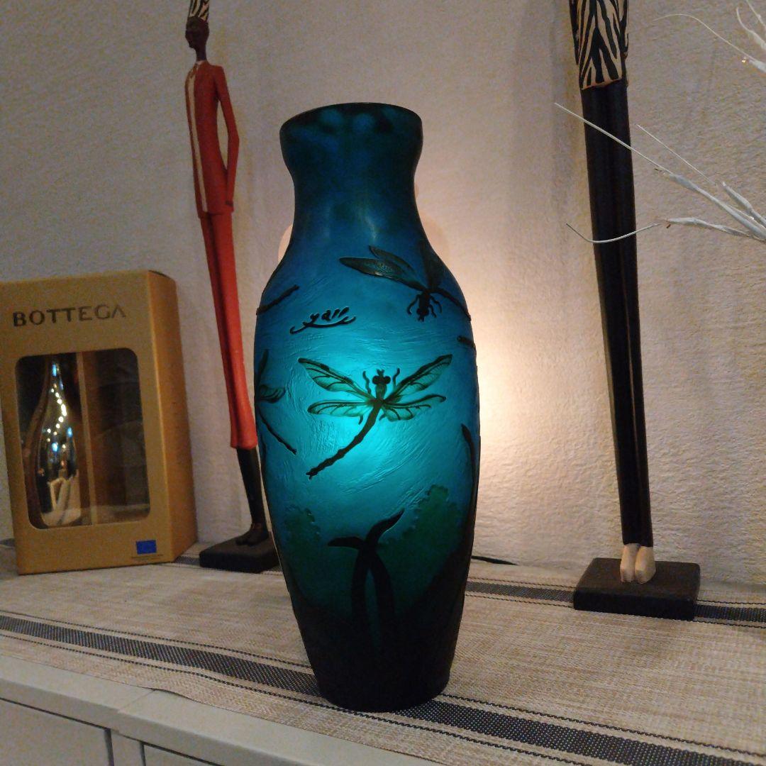 ガレ風 フラワーベース Amazon.co.jp: 初荷です エミール ガレ風 花草文フラワーベース 花瓶