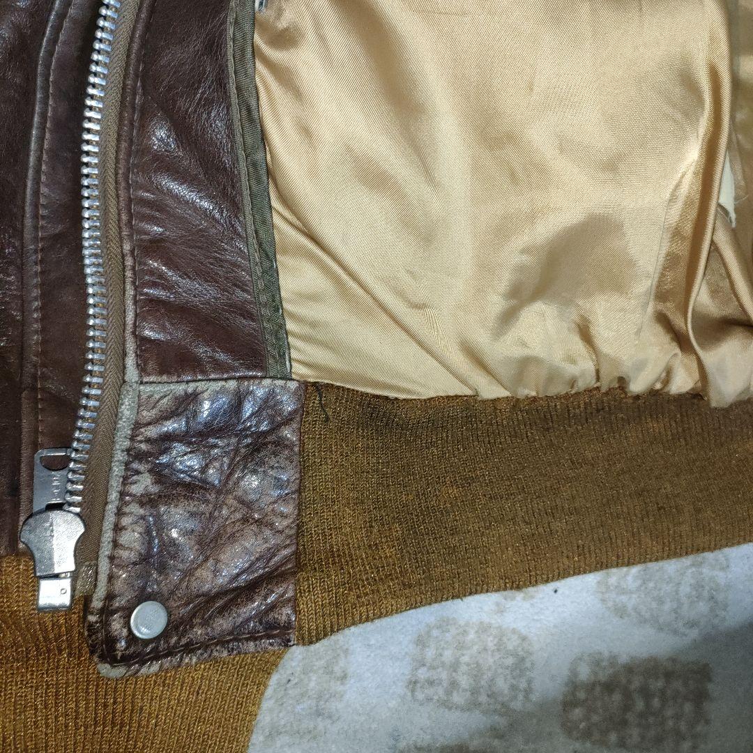 良品人気Schott184SM38TALONフライトジャケットダメでも対応有