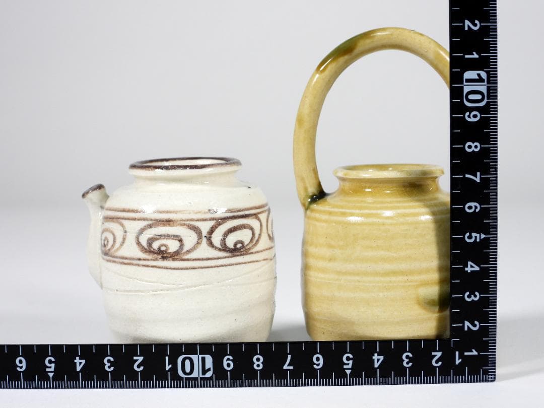 不老園 造 色変 四滴茶入 共箱 煎茶道具