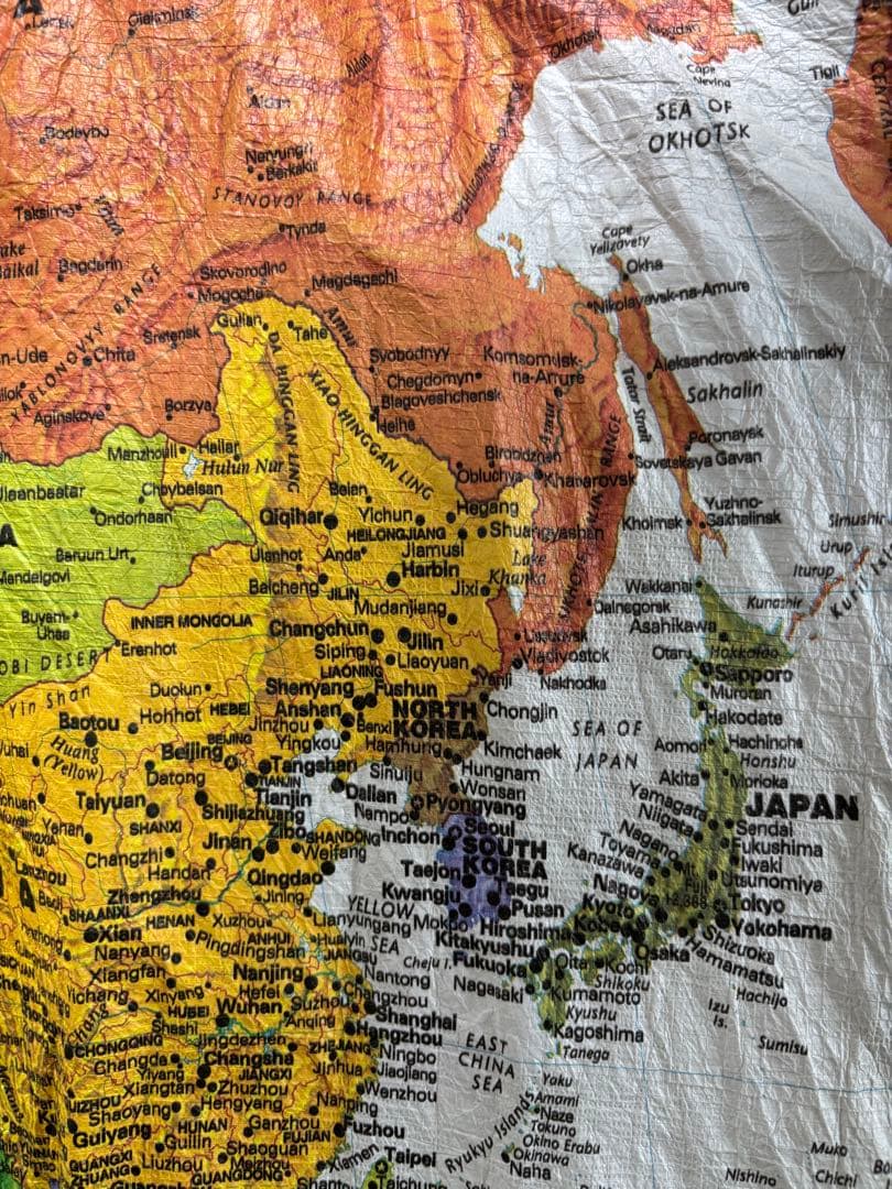 最終価格】ニルバーナ カートコバーン着用モデル 世界地図ペーパー