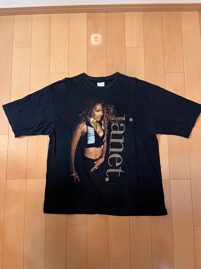 トップス Janet Jackson 90s Tour Tee VINTAGE DEADSTOCK JANET JACKSON 1990 JAPAN TOUR T-SHIRT APPLE